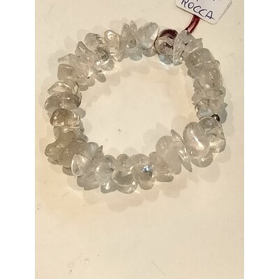  Bracciale elastico in cristallo di rocca 