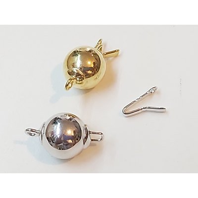  Chiusura barilotto in argento  diametro 12 mm