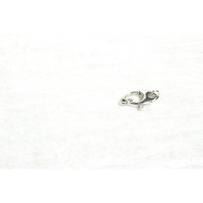  Chiusura in argento moschettone moderno piccolo