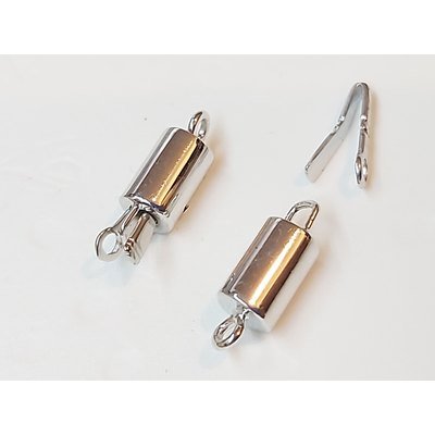  Chiusura argento barilotto cm 2