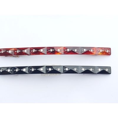  Francesina per capelli nero con Swarovski