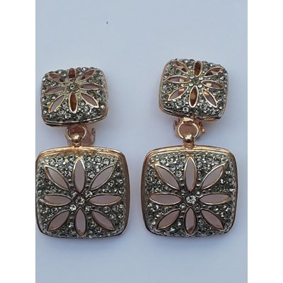  MICHELANGELO clips con pendente quadrato