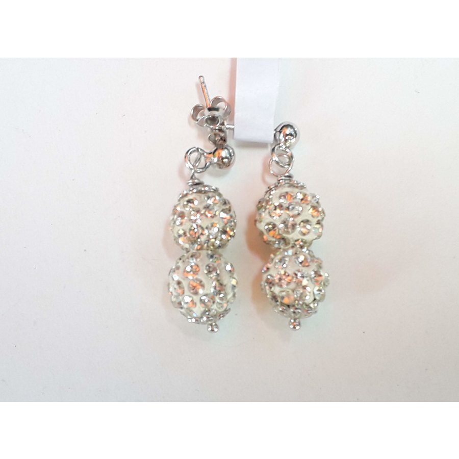 LES POULETTES BIJOUX - Sterling Silver 925 Earrings Mother of Pearl Disc - Classics, Sterling Silver, Mother of pearl. : Stéphanie Ducauroix