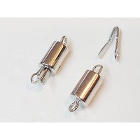 Chiusura argento barilotto cm 2