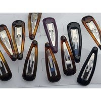 Clic clac piccoli per bambine, 5 pezzi assortiti, cm 3 per cm1
