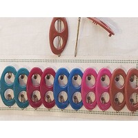 Fermagli x capelli in resina, 6 coppie assortite ovali