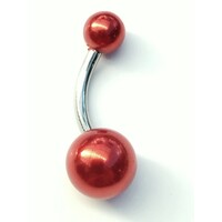 Piercing per ombelico ti rosso 