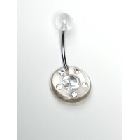 Piercing per ombelico Verdecon Swarovski