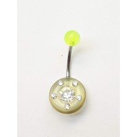 Piercing per ombelico Verdecon Swarovski